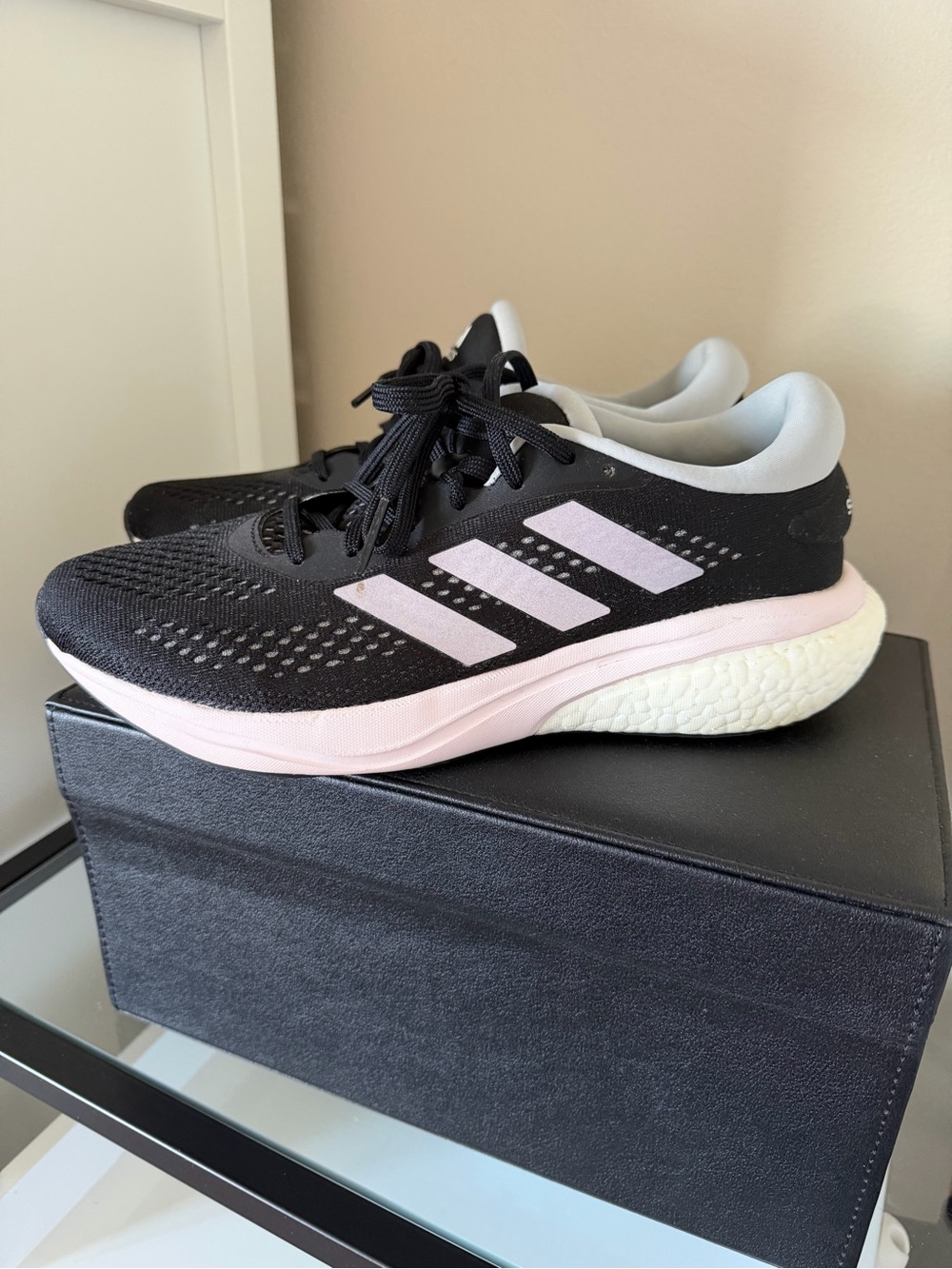 adidas Supernova 2 Women's Running Shoes Black Pink GW9098 US Size 10 - Picture 9 of 11